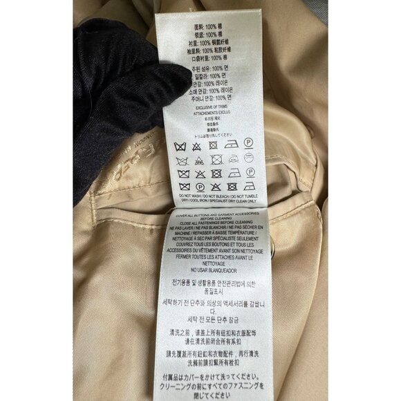 Burberry Men’s "Britton" Mid Length Trench Coat In Soft Fawn US44 - Picture 12 of 13